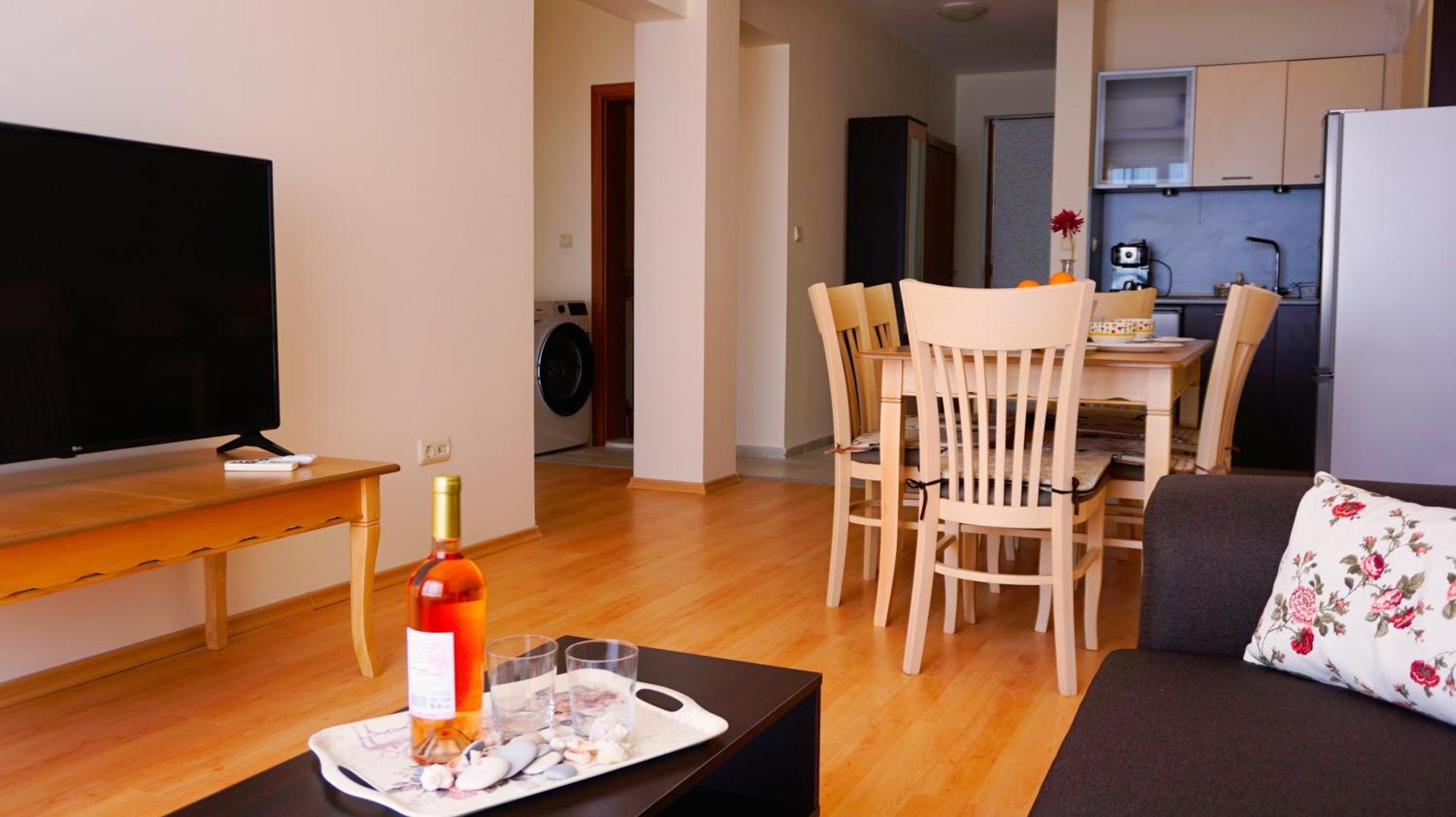 Byala Vista Beach Apartments D - Бяла Виста Бийч Апартментс Д الغرفة الصورة